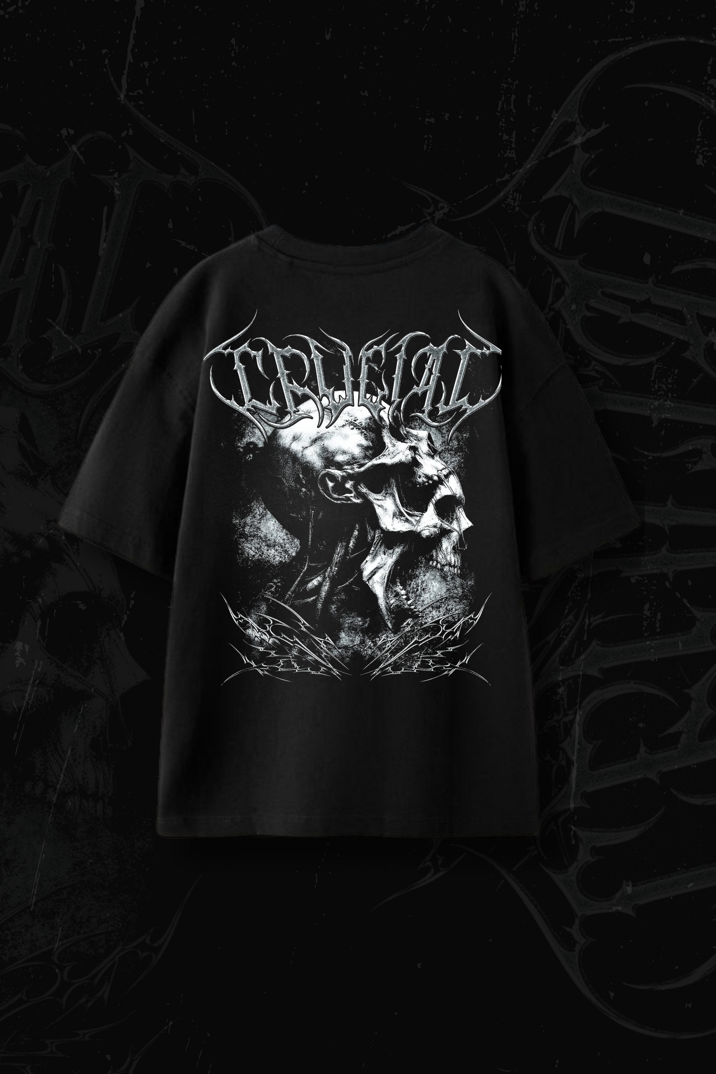 Hellbound Black Oversized T-Shirt