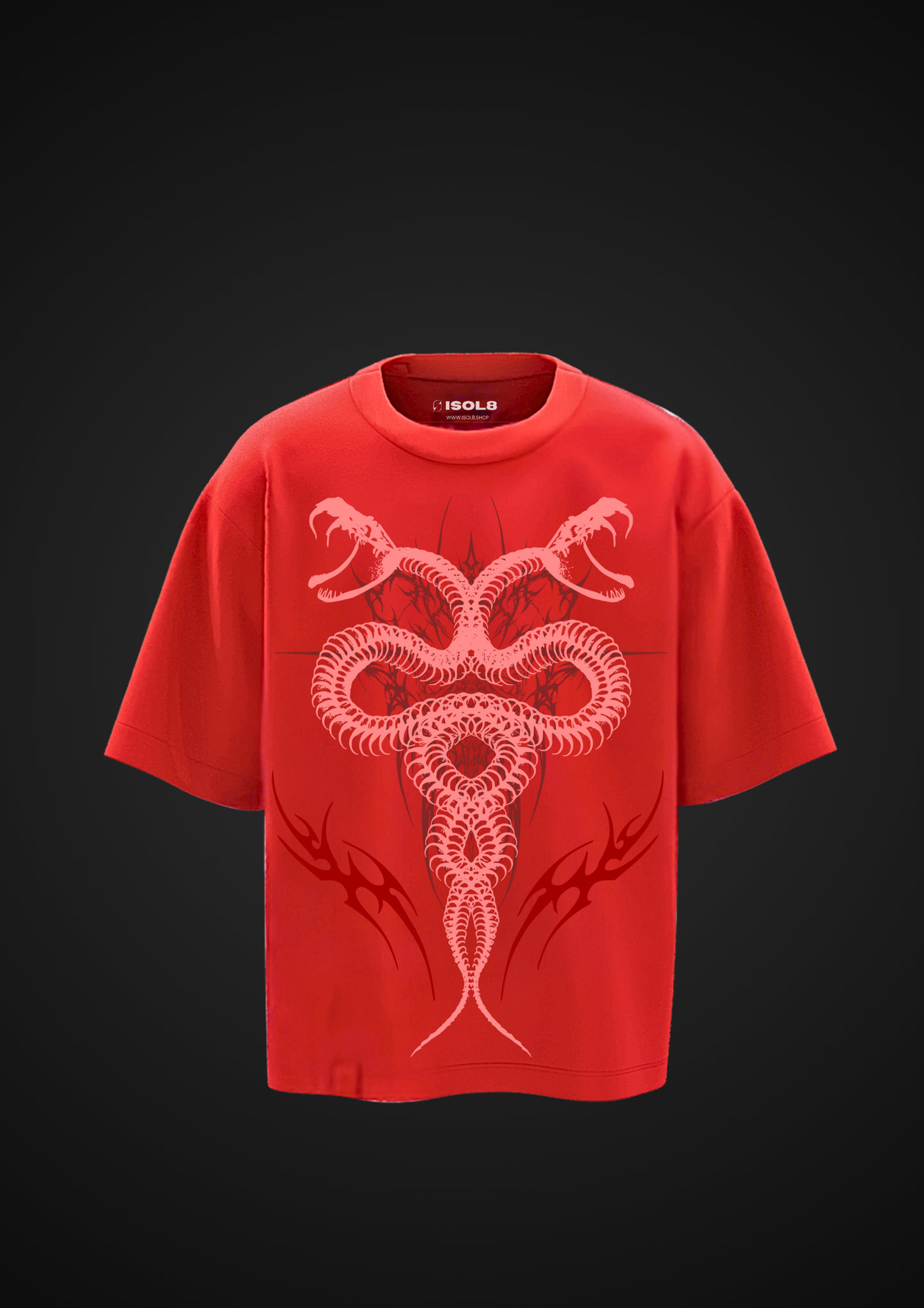 Venomfang Red Oversized T-Shirt